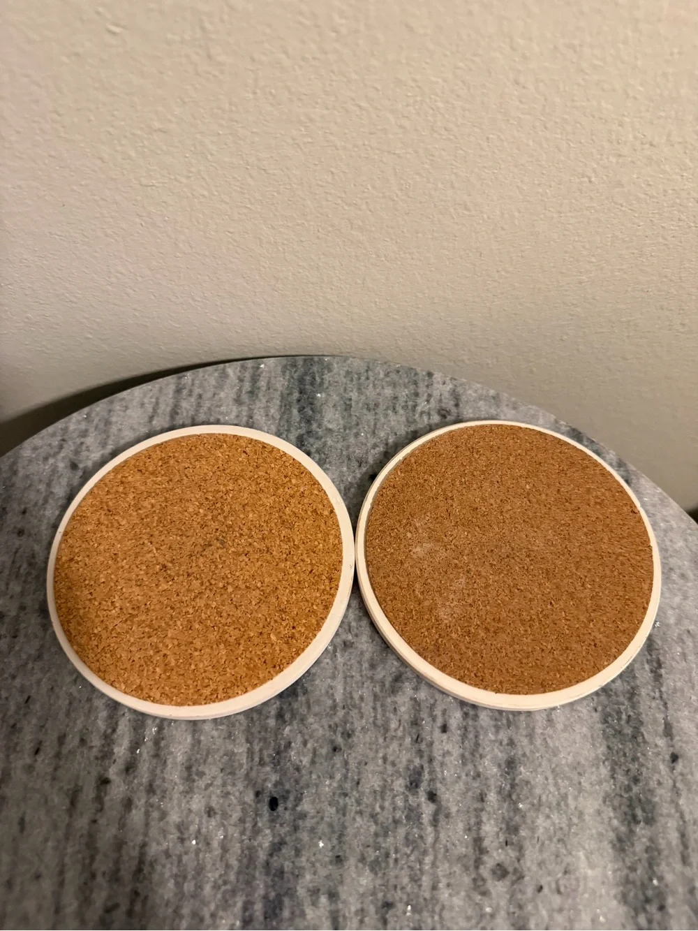Round Billiard Pool Ball Coasters - Set of 2